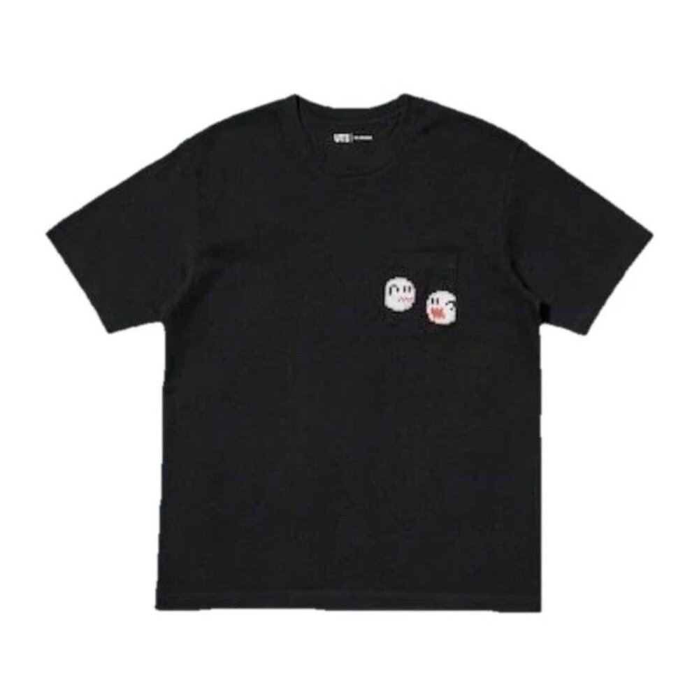UNIQLO UT x SUPER MARIO Bro T Shirt Teresa Boo Japan XL BLACK USA L Large Ghost